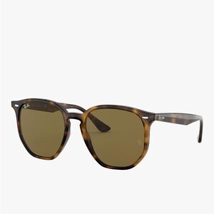Ray-Ban Hexagonal Brown Sunglasses